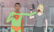 Chris Brown es un particular superhéroe de animación que sólo pega a mujeres