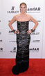 Heidi Klum con un vestido negro de lentejuelas en la alfombra roja de Nueva York