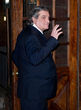 El padre de Lady gaga, Joe Germanotta en la innauguración del restaurante