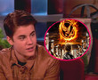 Justin Bieber se duerme en "Los juegos del hambre"