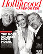Katherine Heigl posa sonriente en la portada de The Hollywood reporter" junto a Robert De Niro y Avi Lerner