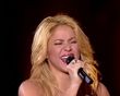 Shakira cantando en vivo