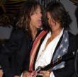 Steven Tyler con su banda "Aerosmith" (¡cuidado con esa boquitaaa!)