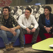 Hugo, Michael y Alessandro escuchando a Mercedes Milá Hugo, Michael y Alessandro escuchando a Mercedes Milá