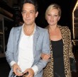 Kate Moss junto a Jamie Hince. Kate Moss junto a Jamie Hince.