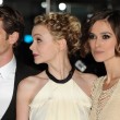 Keira Knightley junto a los co-protagonistas de su nueva película.