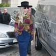 Lady GaGa con uno de sus look más normalitos Lady GaGa con uno de sus look más normalitos
