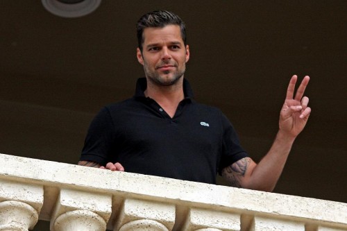 Ricky Martin - Ricky Martin durante la presentación del acto en el Trump International Golf Resort Ricky Martin - Ricky Martin durante la presentación del acto en el Trump International Golf Resort